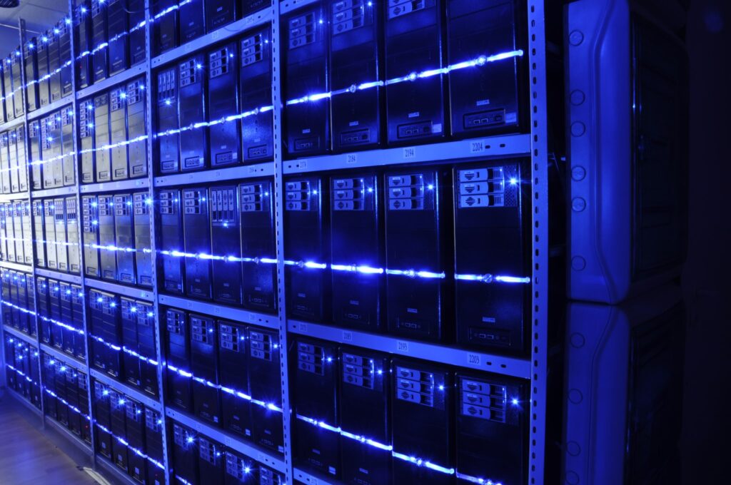 NCCIA Arrests 1,129 Suspects, Recovers Rs105.3 Million in Nationwide Cybercrime Crackdown 3 Data-centre server racks (digital forensics illustration)