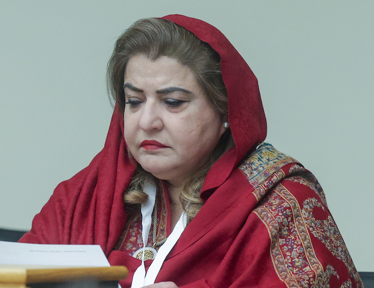 Parliamentary Secretary for Human Rights Saba Sadiq