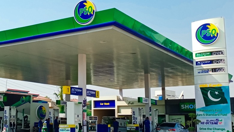 Petrol Cut by Rs3.63/L, Diesel Up Re0.31 for October 16 — New Rates 7 A PSO petrol pump in Pakistan with fuel price board on display