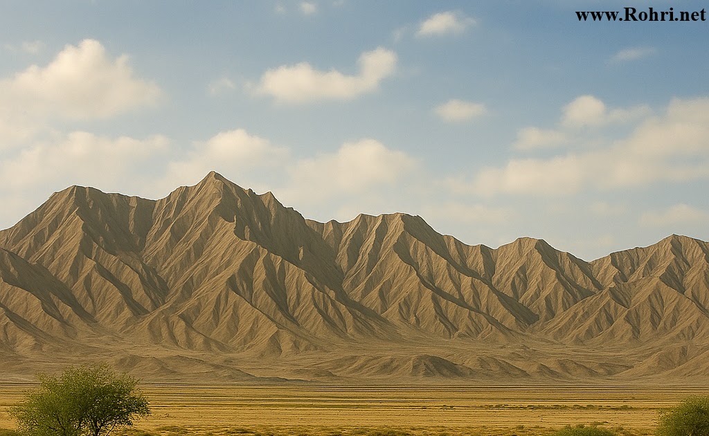 Rugged mountain landscape of Balochistan, Pakistan