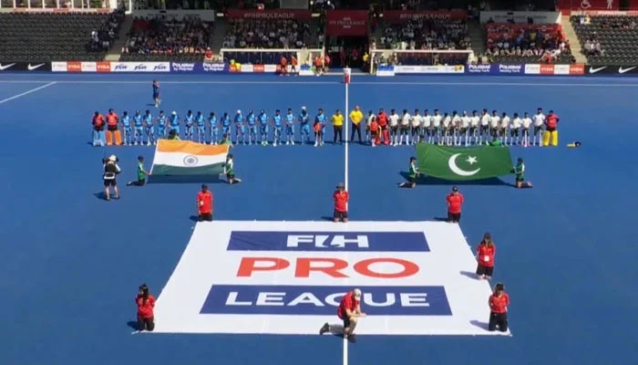 France Replaces Pakistan in 2026-27 FIH Men's Hockey Pro League After Green-shirts' Winless Season 5 Pakistan hockey players during their FIH Pro League 2026 campaign
