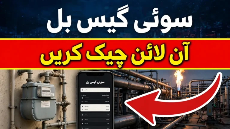 Sui Gas Bill Check Online 2026 — SNGPL & SSGC Duplicate Bill Kaise Dekhein