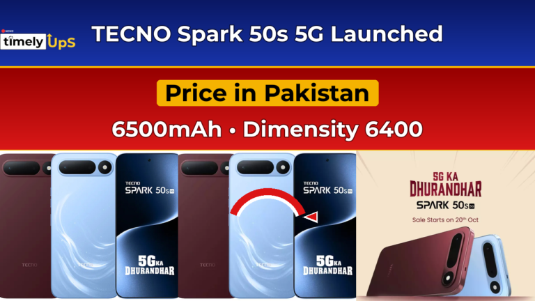 TECNO Spark 50s 5G Launched: Price in Pakistan (Expected), Full Specs & Launch Date