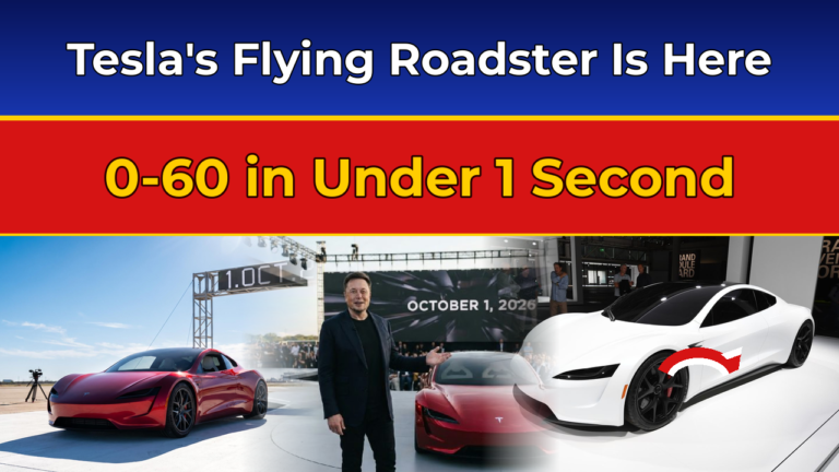 Tesla Roadster 2026 unveiled with SpaceX thrusters