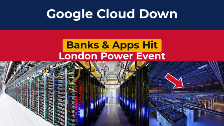 Google Cloud outage October 2026 London power event