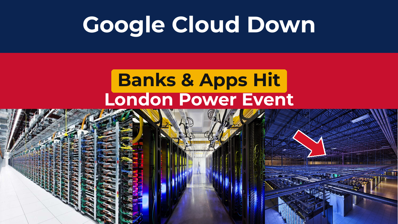 Google Cloud Outage: UK Banks Hit in London Power Event