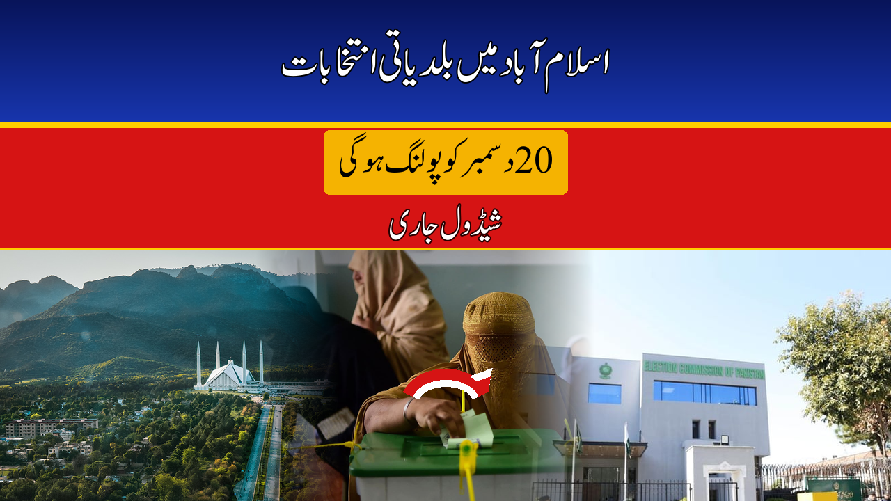 ECP Announces Islamabad Local Government Elections on December 20, 2026 — Full Schedule