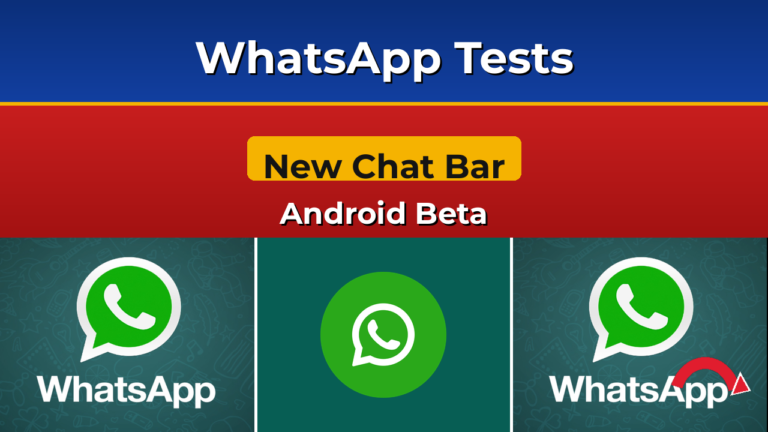 WhatsApp tests new chat bar design in Android beta with two layouts