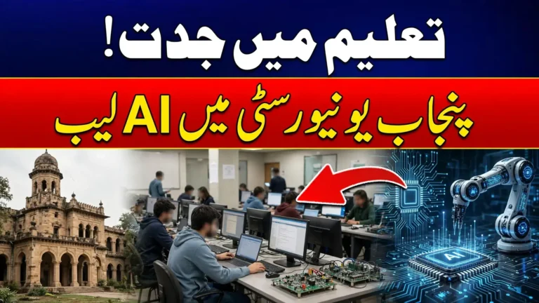 Human-Centered AI Laboratory to Be Inaugurated at Punjab University